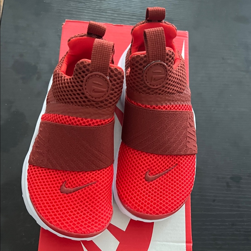 Nike Kids Red Slip-On Sneakers
